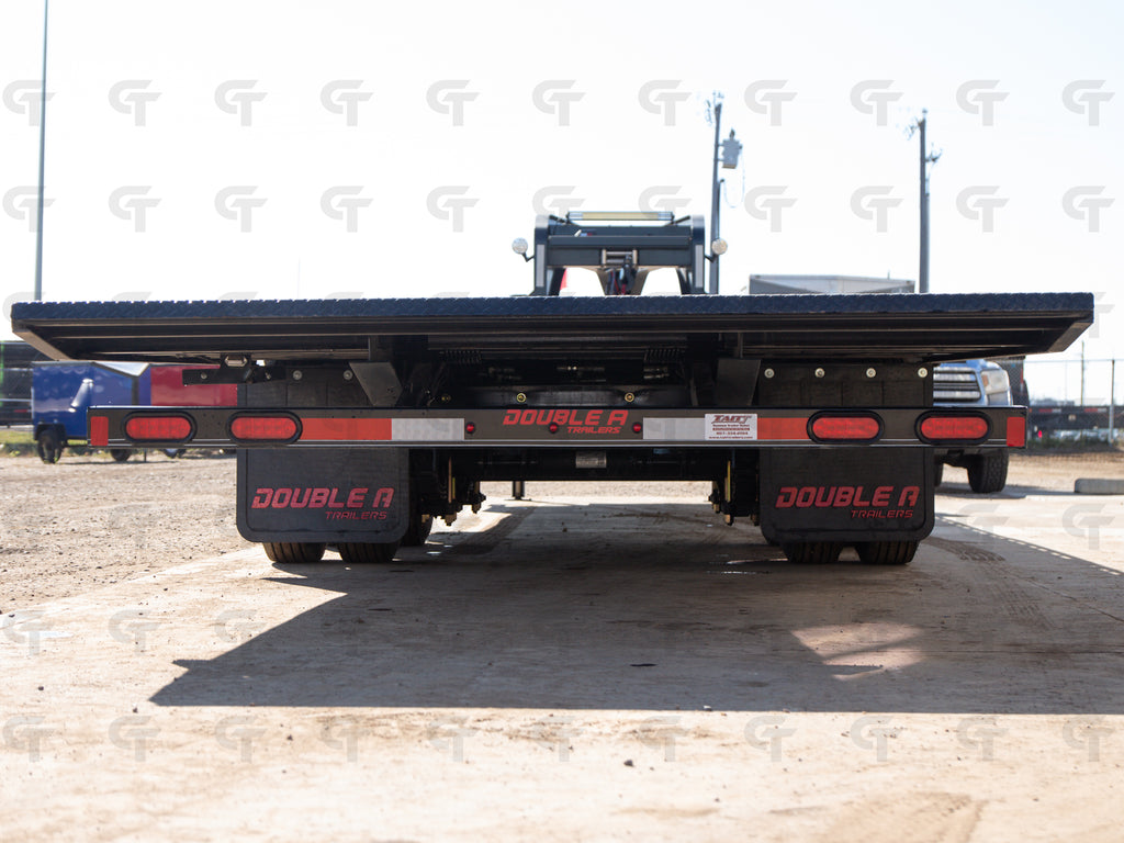2027 Double A 34' Gooseneck Highboy/Deckover Beavertail Trailer · Tandem 12K