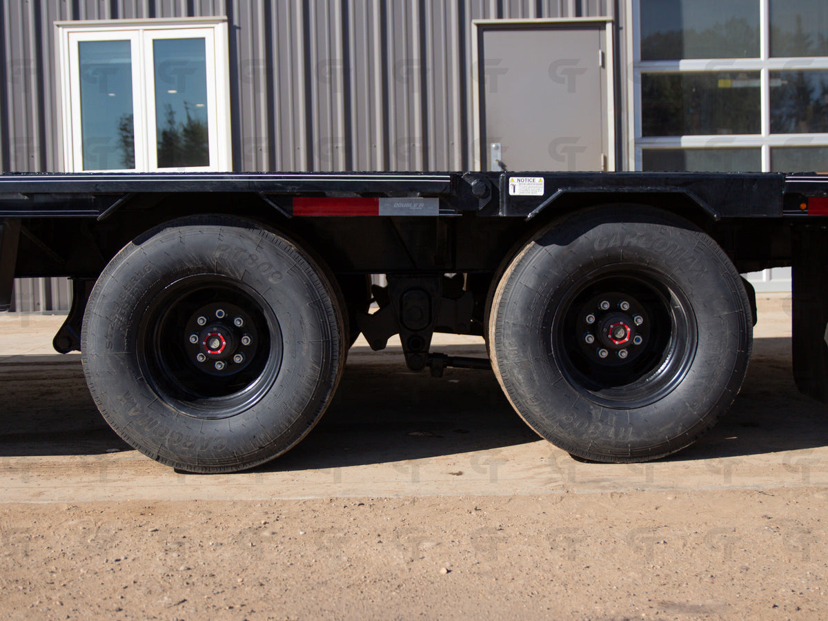 2027 Double A 34' Gooseneck Highboy/Deckover Beavertail Trailer · Tandem 12K