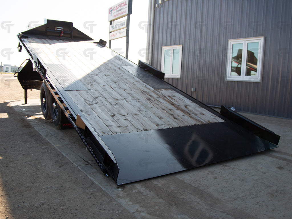 2027 Double A 24' Gooseneck Highboy Full Tilt Trailer- 18000LB GVW - 37438