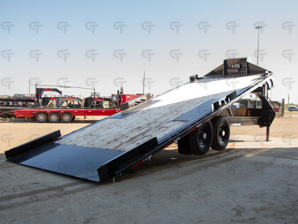 2027 Double A 24' Gooseneck Highboy Full Tilt Trailer- 18000LB GVW - 37438
