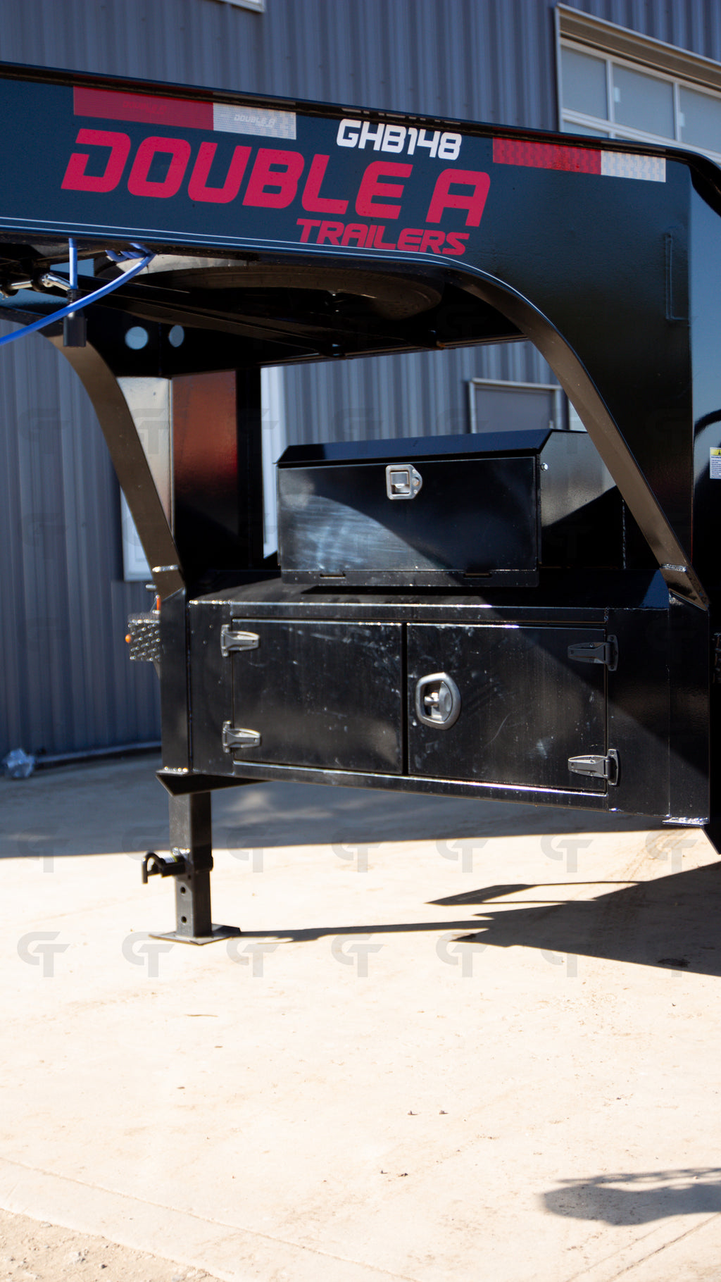 2027 Double A 24' Gooseneck Highboy Full Tilt Trailer- 18000LB GVW - 37438