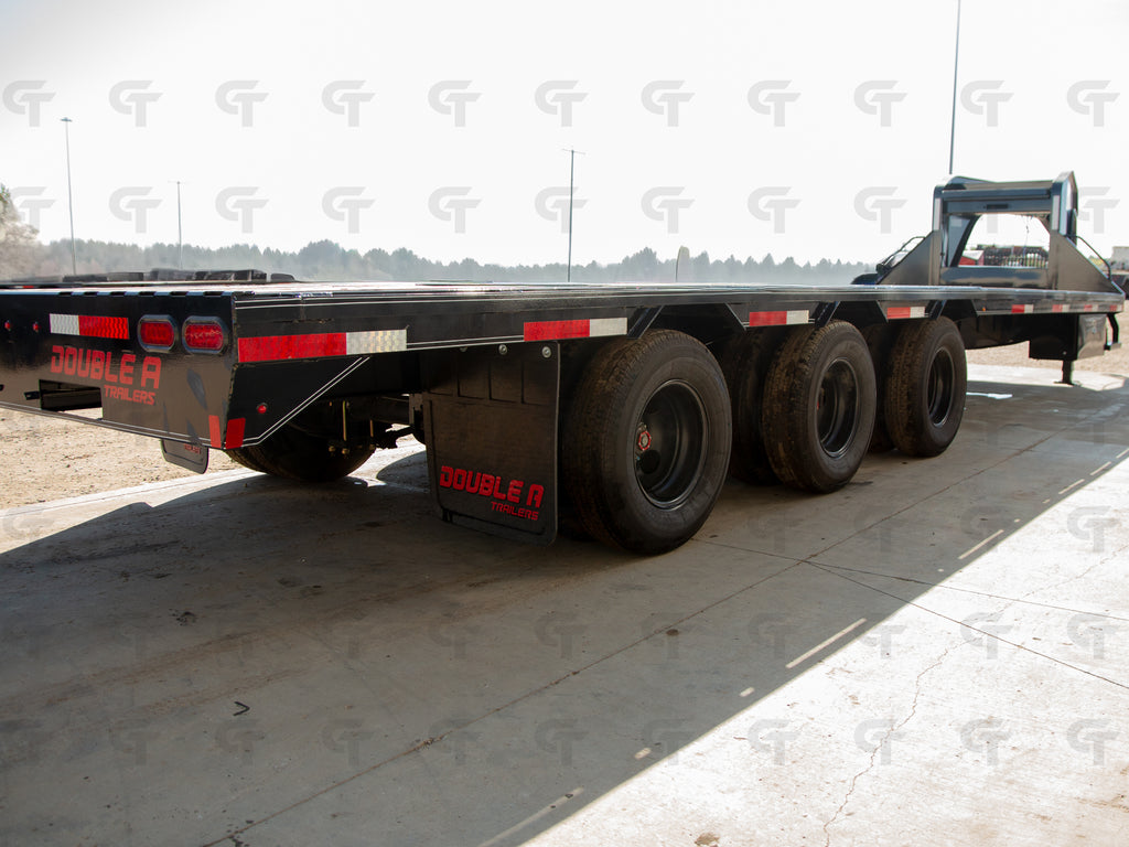 2026 Double A 28' Gooseneck Trailer - Straight Deck - 3:10K Axles - 34500LB GVW