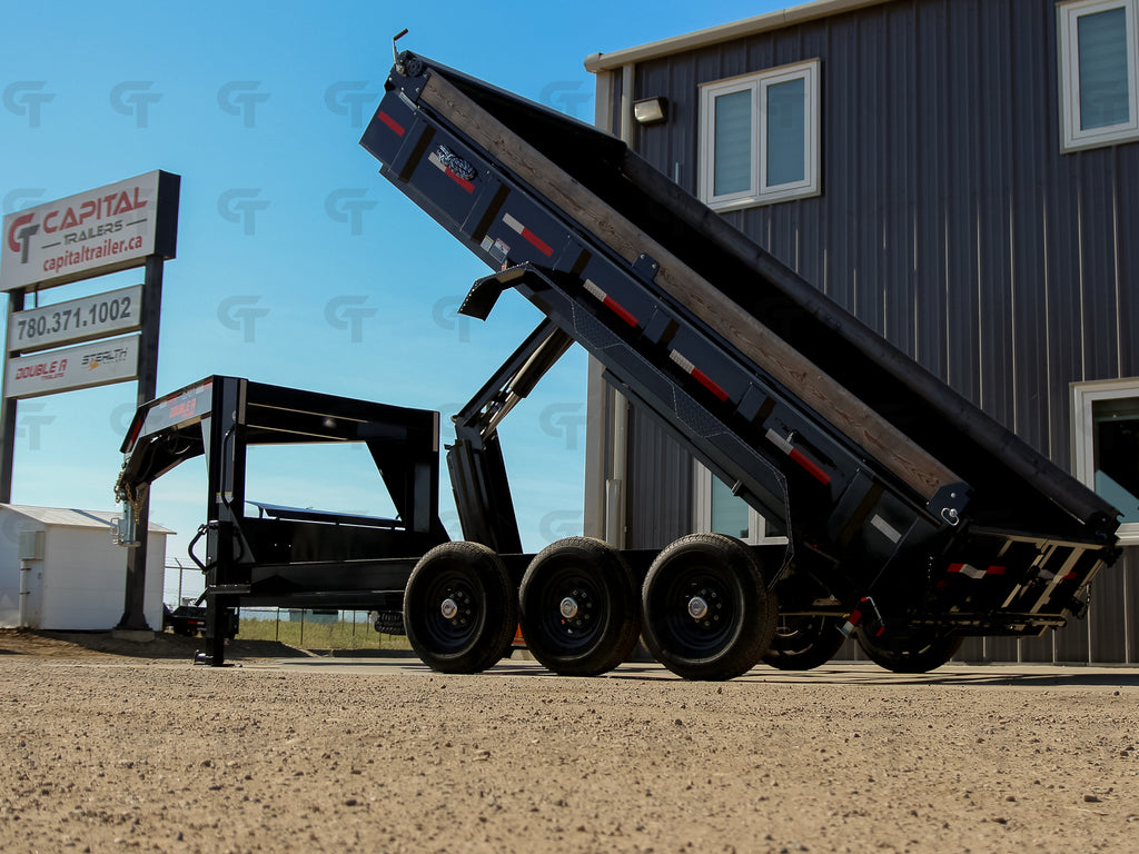 2026 Double A 16' Gooseneck Dump Trailer - 23000LB GVW - 31525