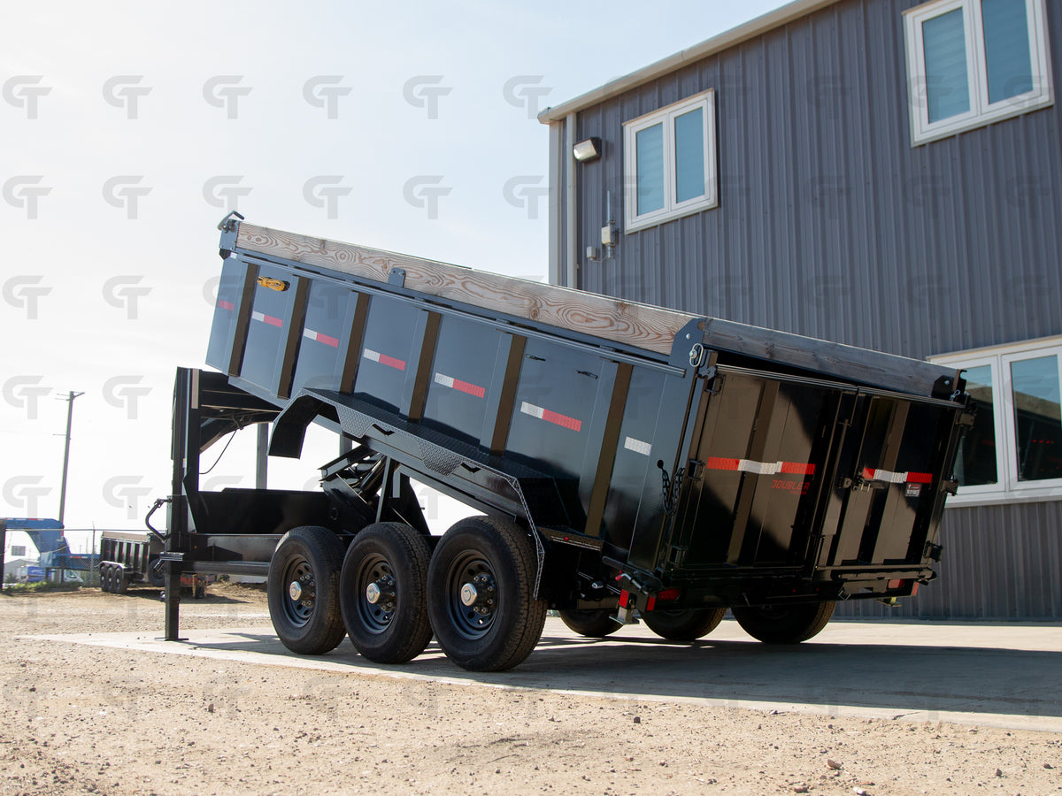 2026 Double A 16' Gooseneck Dump Trailer - 23000LB GVW - 32711