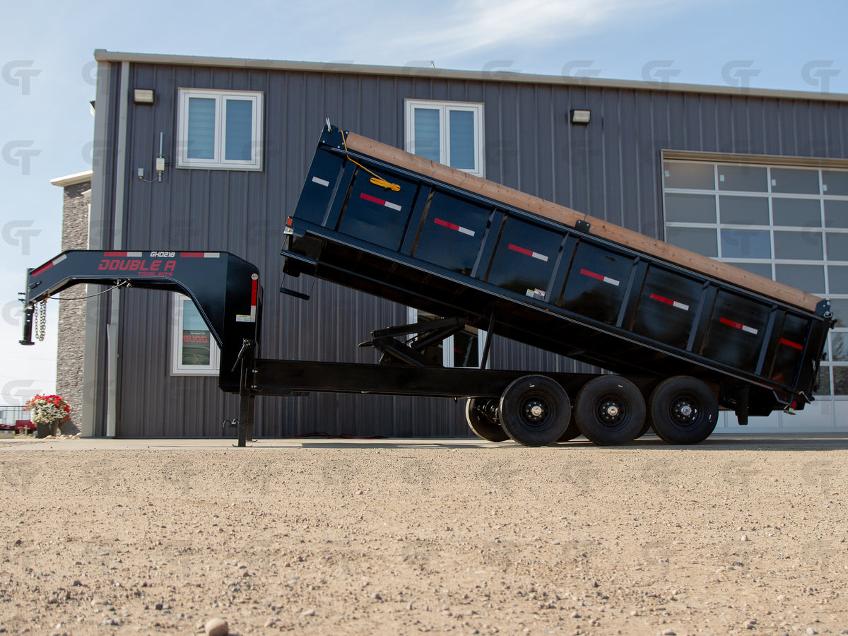 2026 Double A 8' x 20' Gooseneck Dump Trailer - 24150LB GVW - 33635