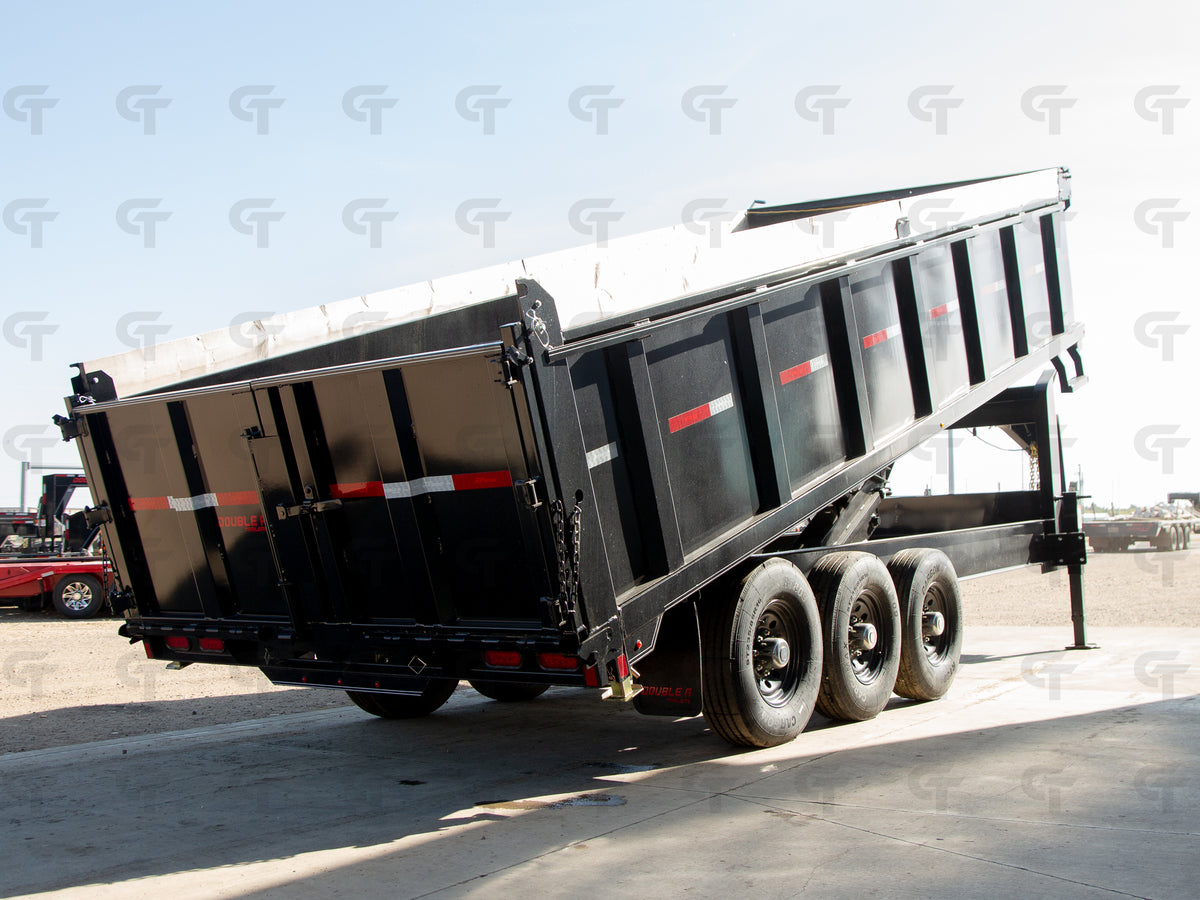 2026 Double A 8' x 20' Gooseneck Dump Trailer - 24150LB GVW - 33635