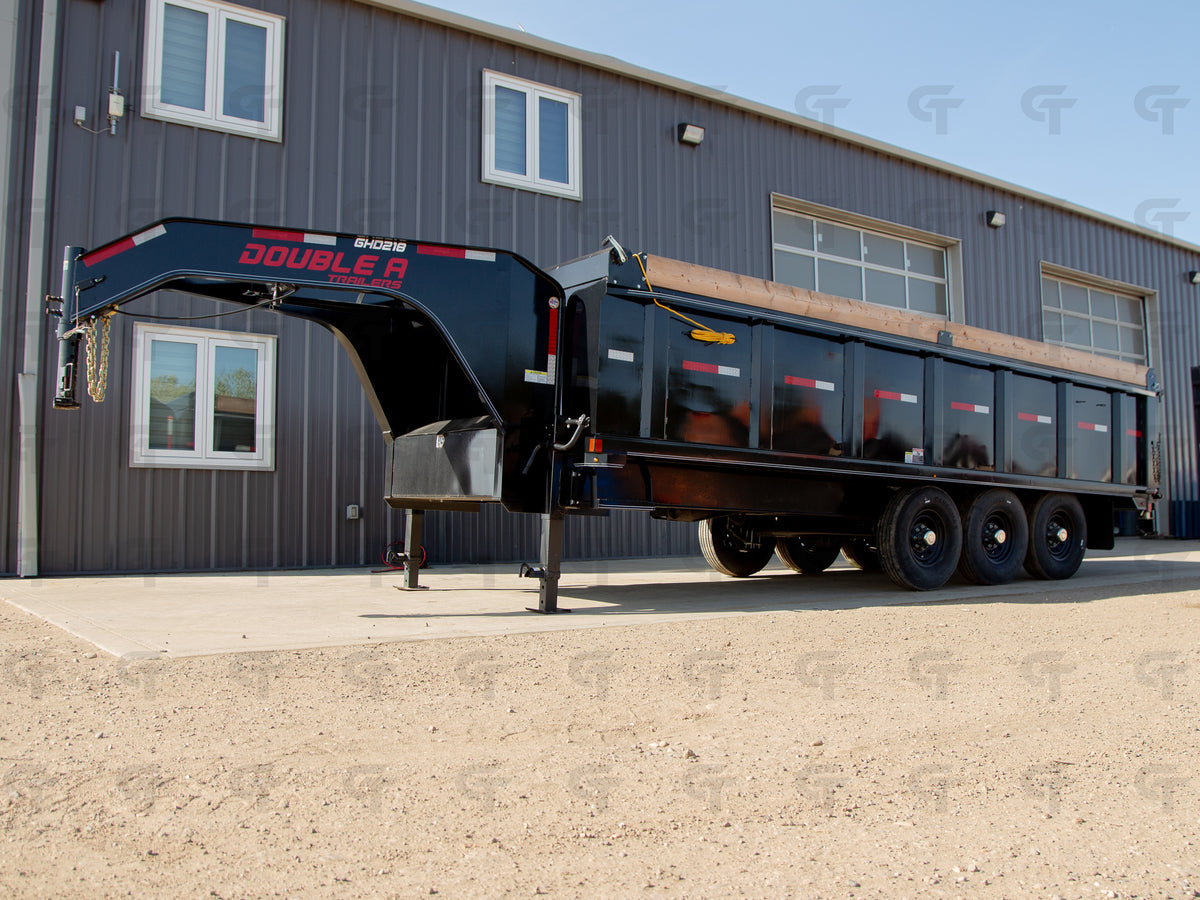 2026 Double A 8' x 20' Gooseneck Dump Trailer - 24150LB GVW - 33635