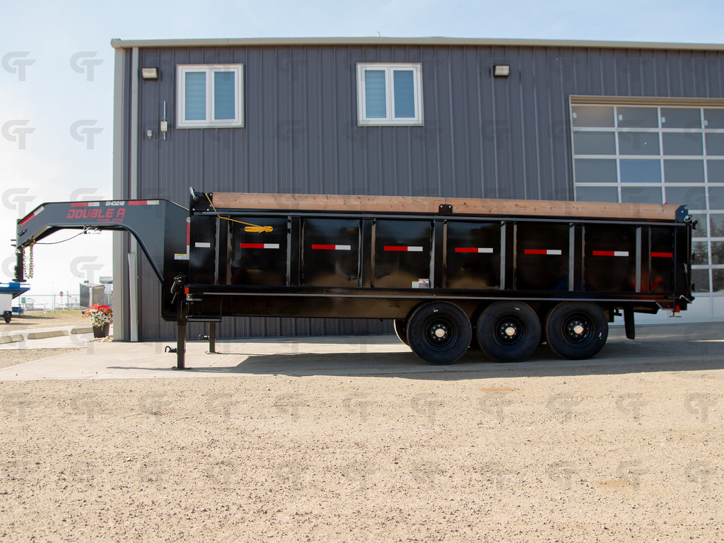 2026 Double A 8' x 20' Gooseneck Dump Trailer - 24150LB GVW - 33635