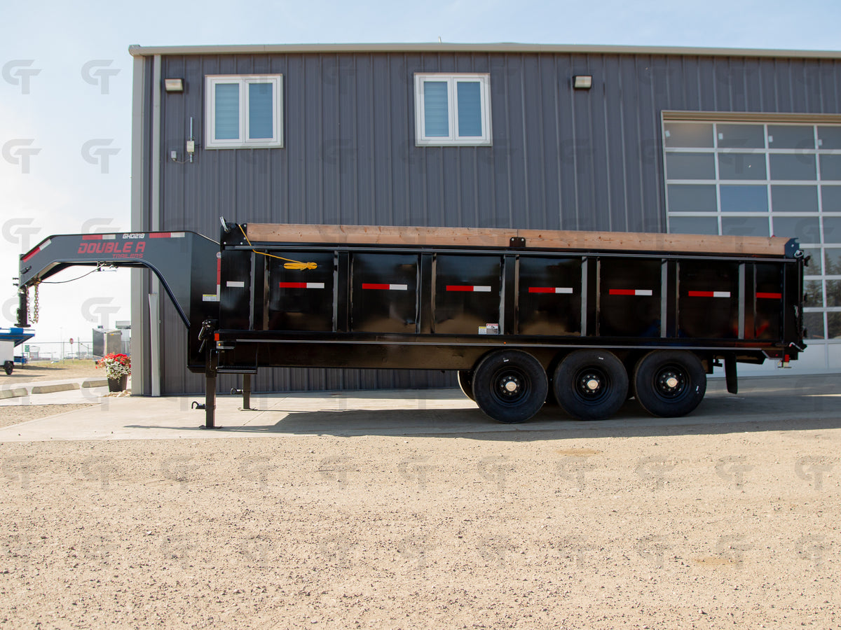 2026 Double A 8' x 20' Gooseneck Dump Trailer - 24150LB GVW - 33635
