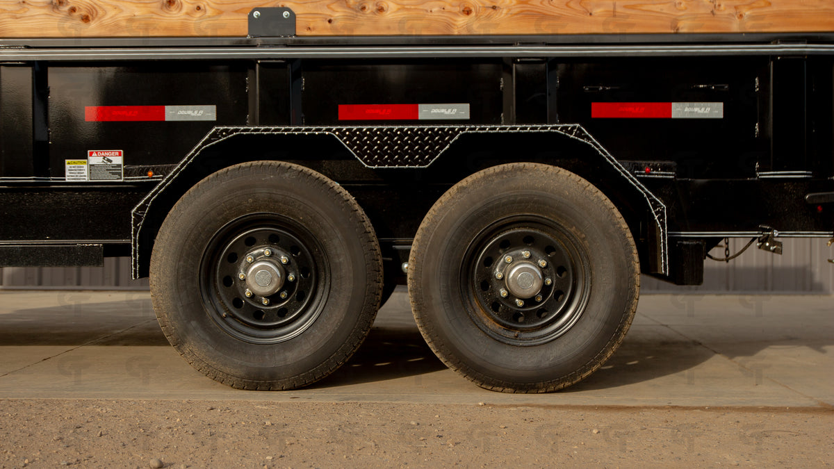 2027 Double A 14' Gooseneck Dump Trailer - 15400LB GVW - 35488