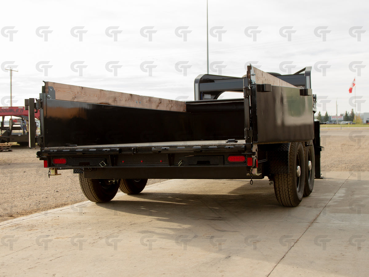 2027 Double A 14' Gooseneck Dump Trailer - 15400LB GVW - 35488