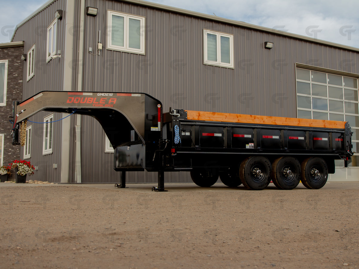 2027 Double A 16' Gooseneck Dump Trailer -24150LB GVW - 36521