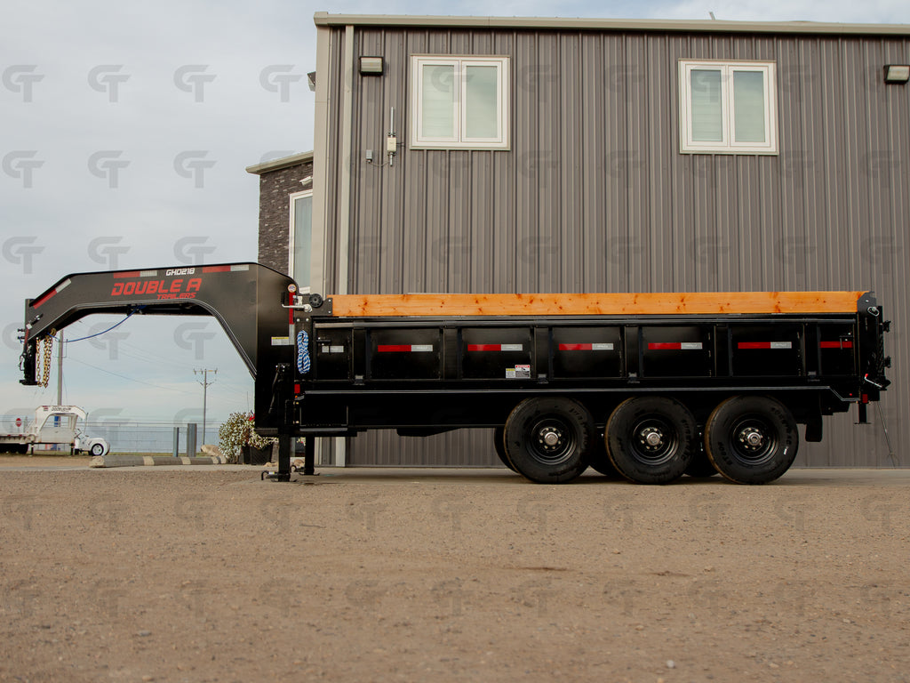 2027 Double A 16' Gooseneck Dump Trailer -24150LB GVW - 36521