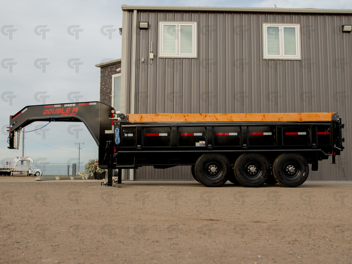 2027 Double A 16' Gooseneck Dump Trailer -24150LB GVW - 36521