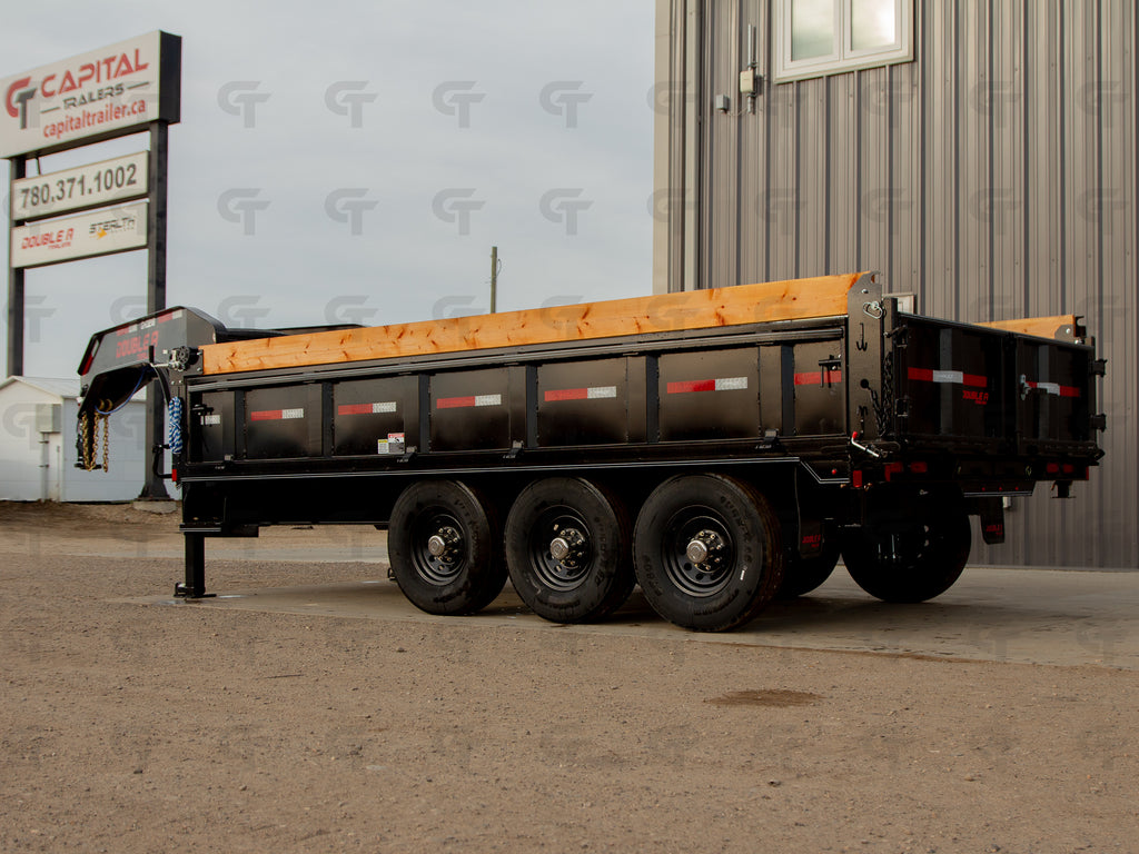 2027 Double A 16' Gooseneck Dump Trailer -24150LB GVW - 36521