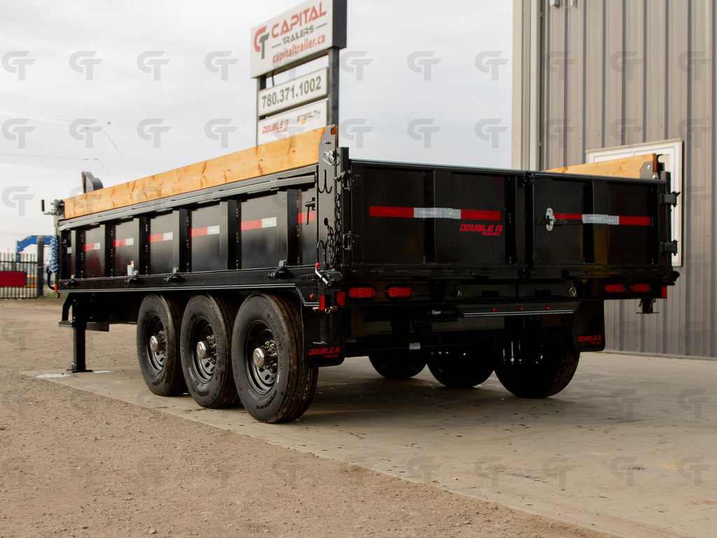 2027 Double A 16' Gooseneck Dump Trailer -24150LB GVW - 36521