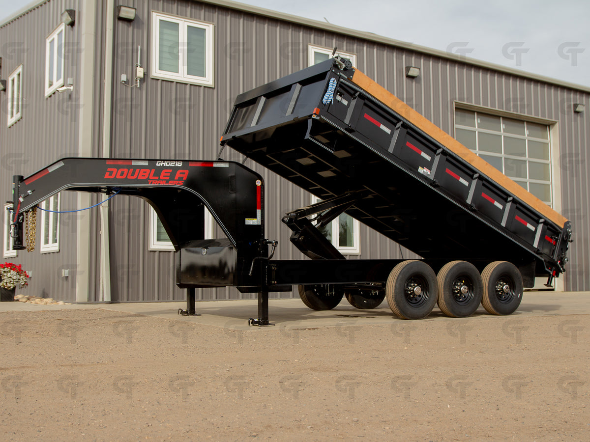 2027 Double A 16' Gooseneck Dump Trailer -24150LB GVW - 36521