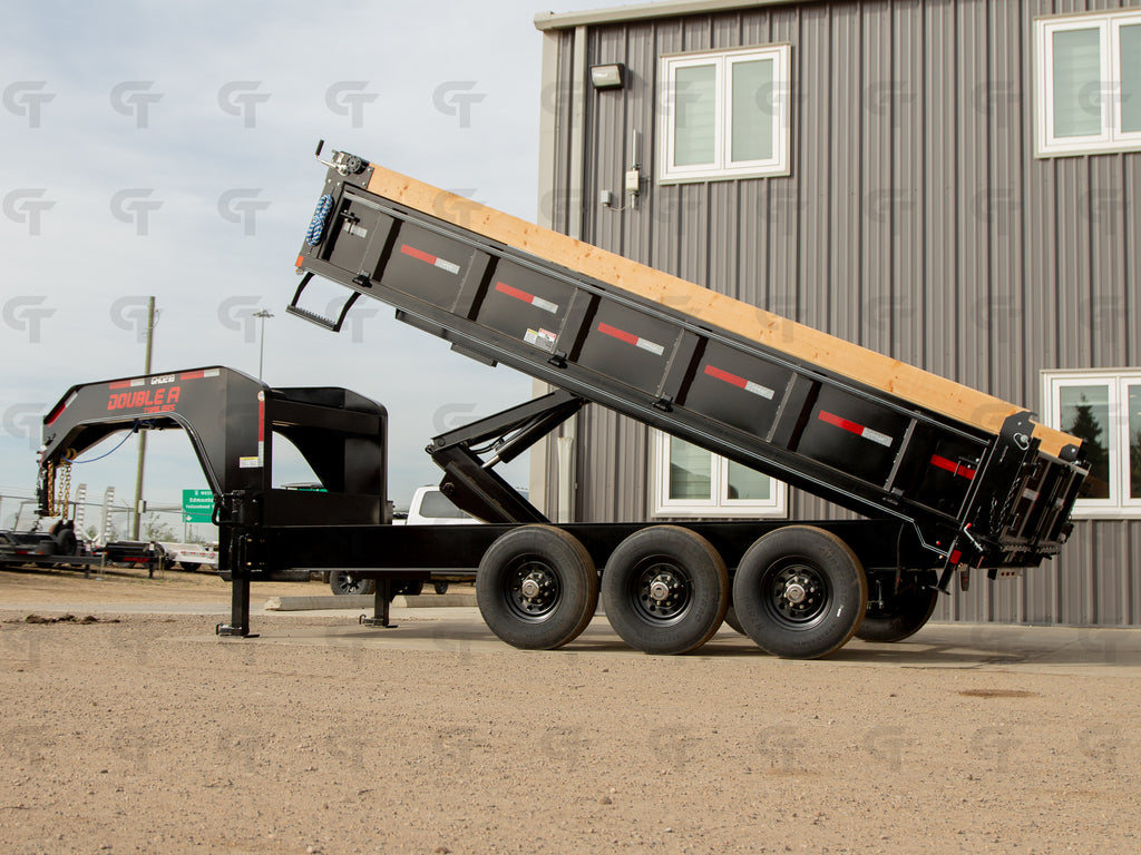 2027 Double A 16' Gooseneck Dump Trailer -24150LB GVW - 36521