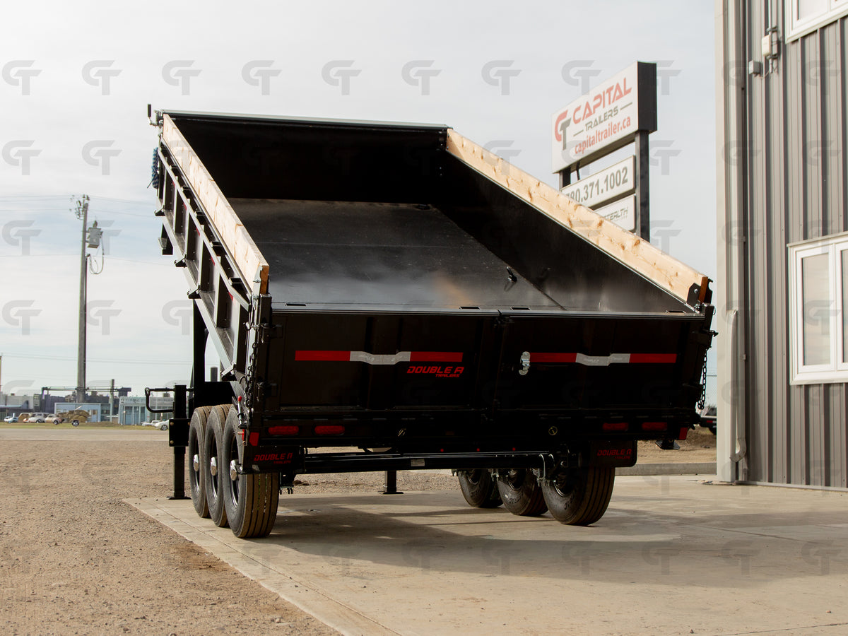 2027 Double A 16' Gooseneck Dump Trailer -24150LB GVW - 36521