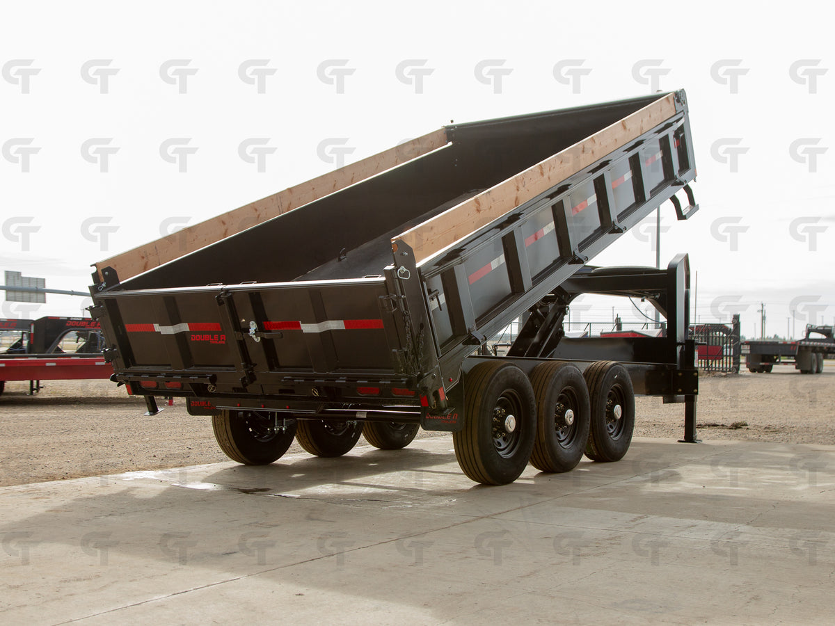 2027 Double A 16' Gooseneck Dump Trailer -24150LB GVW - 36521