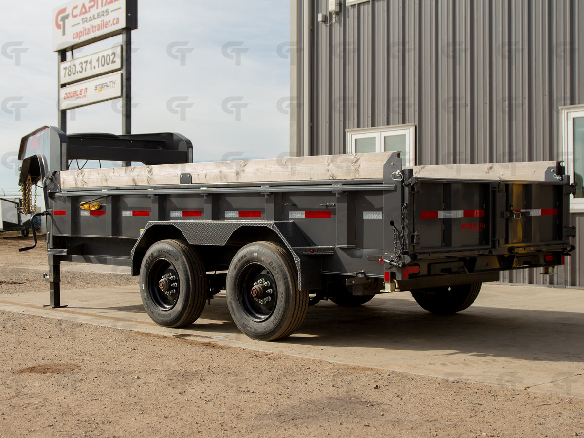 2026 Double A 16' Gooseneck Dump Trailer - 23000LB GVW - 32738