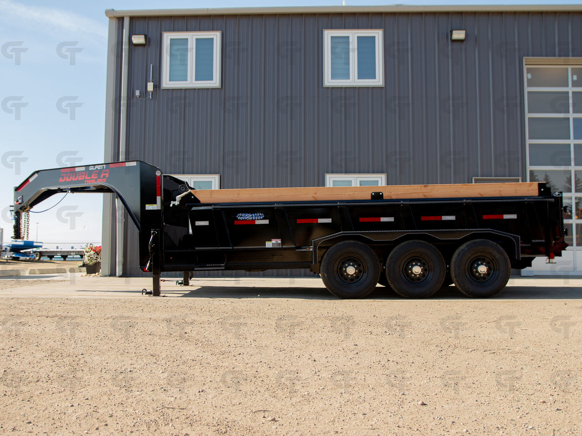 2027 Double A 16' Gooseneck Dump Trailer - 24150LB GVW - 36519