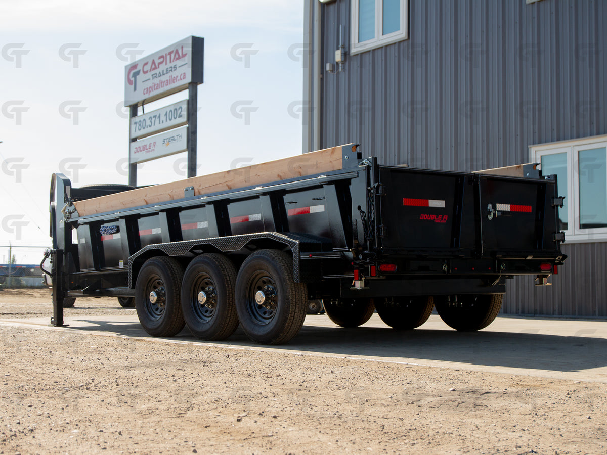 2027 Double A 16' Gooseneck Dump Trailer - 24150LB GVW - 36519