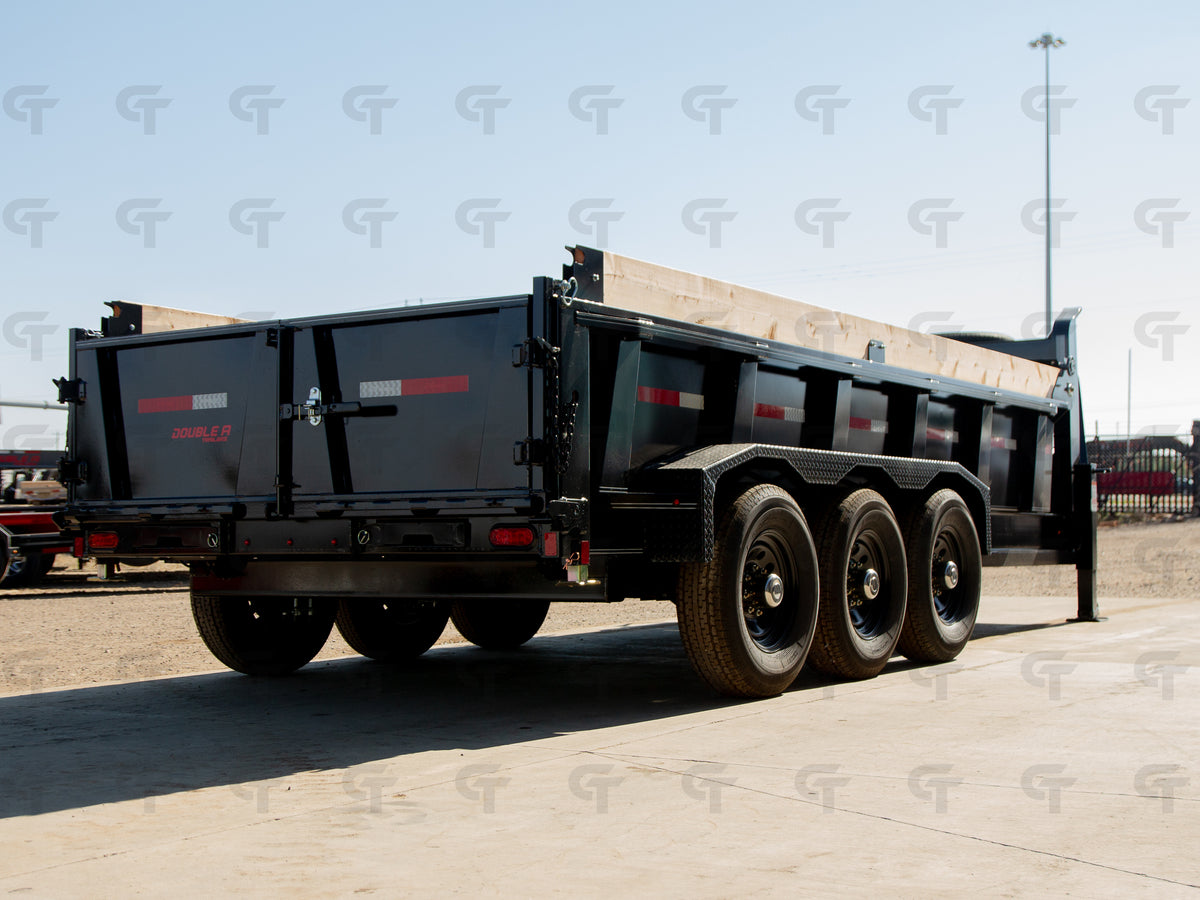 2027 Double A 16' Gooseneck Dump Trailer - 24150LB GVW - 36519