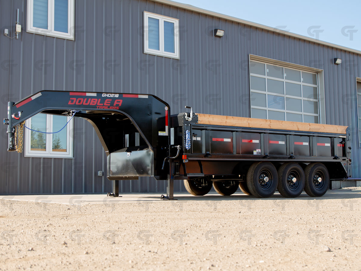 2027 Double A 16' Gooseneck Dump Trailer - 24150LB GVW - 36423