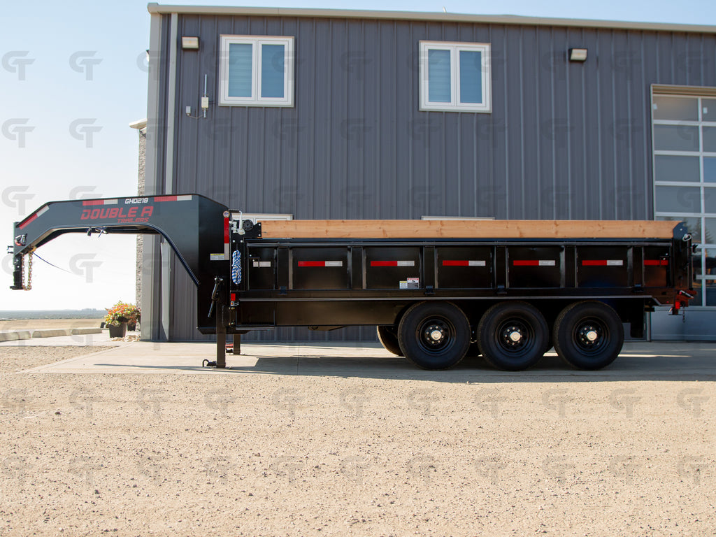 2027 Double A 16' Gooseneck Dump Trailer - 24150LB GVW - 36423