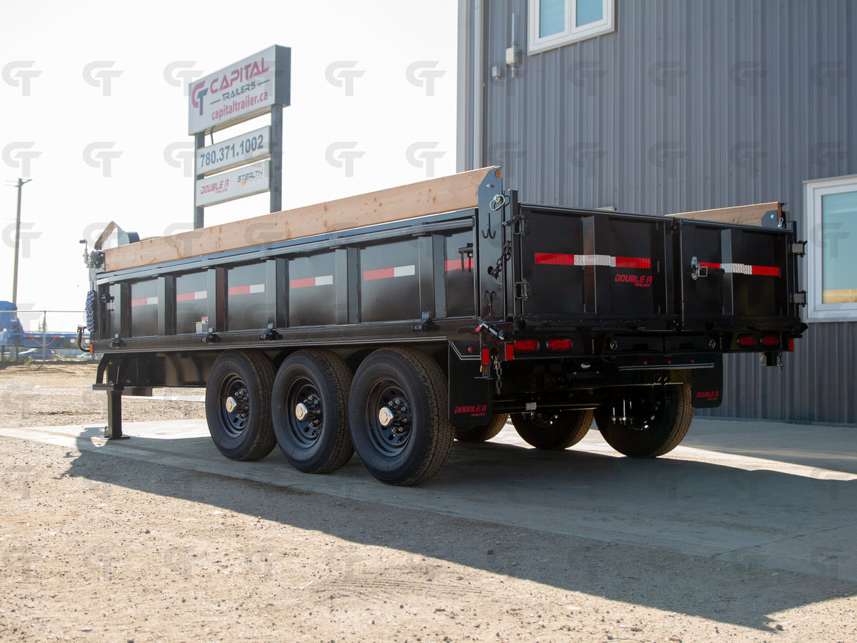 2027 Double A 16' Gooseneck Dump Trailer - 24150LB GVW - 36423