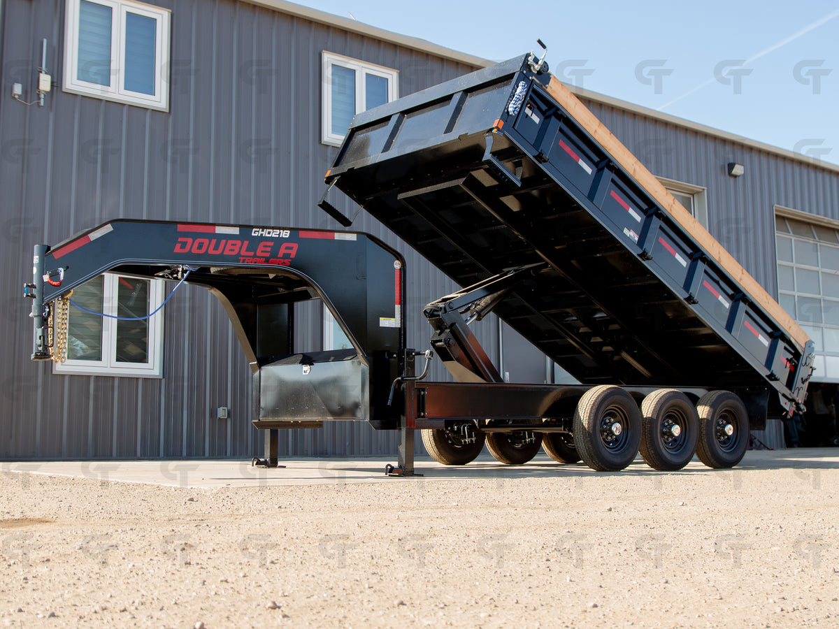 2027 Double A 16' Gooseneck Dump Trailer - 24150LB GVW - 36423
