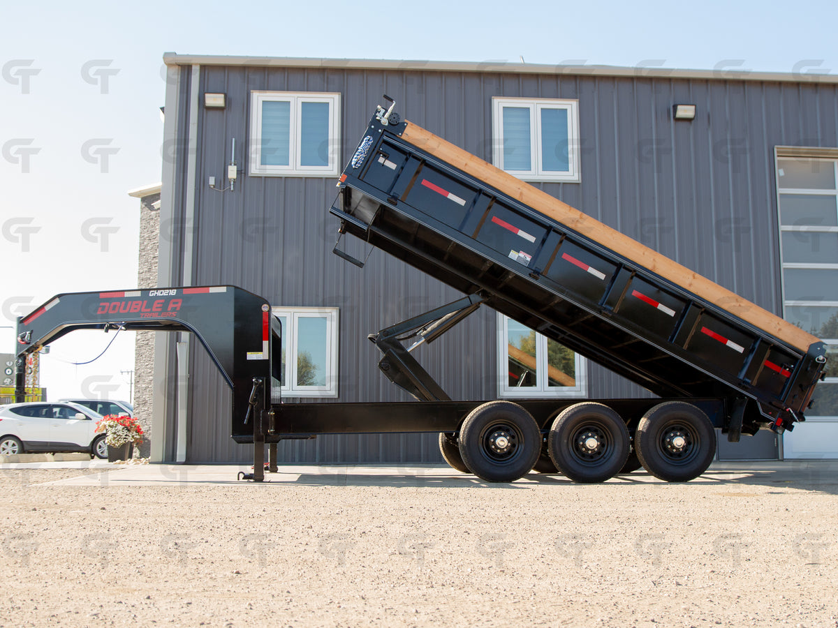 2027 Double A 16' Gooseneck Dump Trailer - 24150LB GVW - 36423