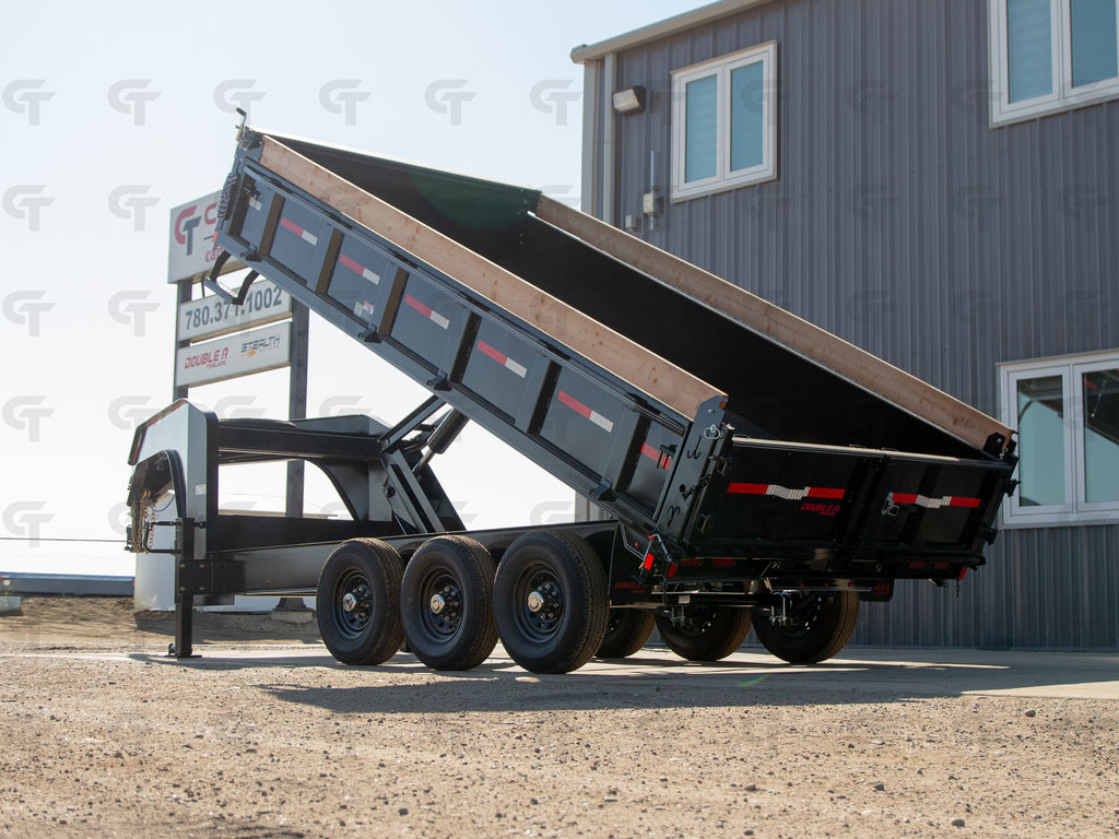 2027 Double A 16' Gooseneck Dump Trailer - 24150LB GVW - 36423