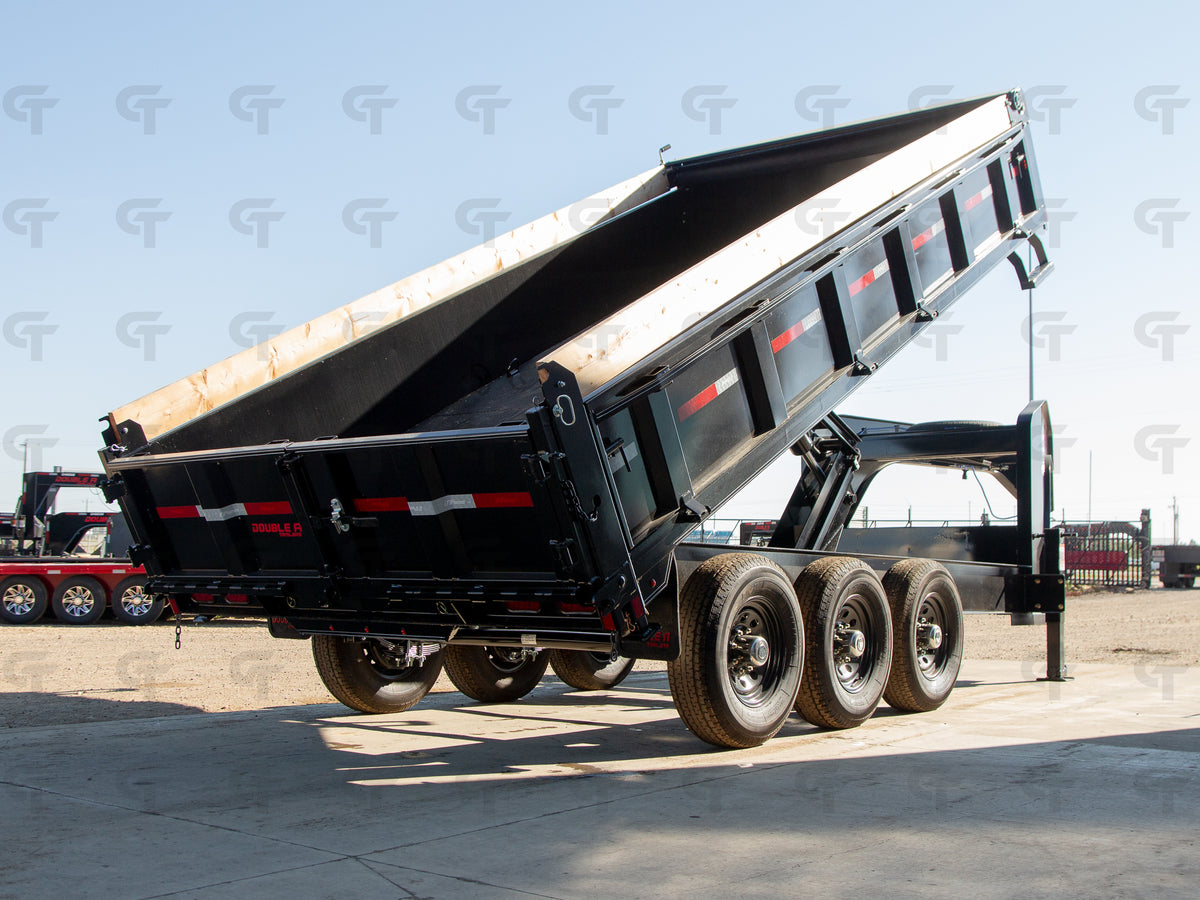 2027 Double A 16' Gooseneck Dump Trailer - 24150LB GVW - 36423