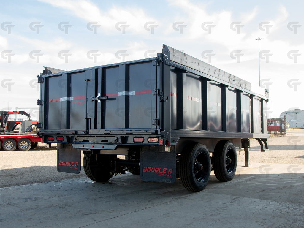 2025 Double A 7' x 16' Gooseneck Dump Trailer - Upper Deck! 24150LB GVW