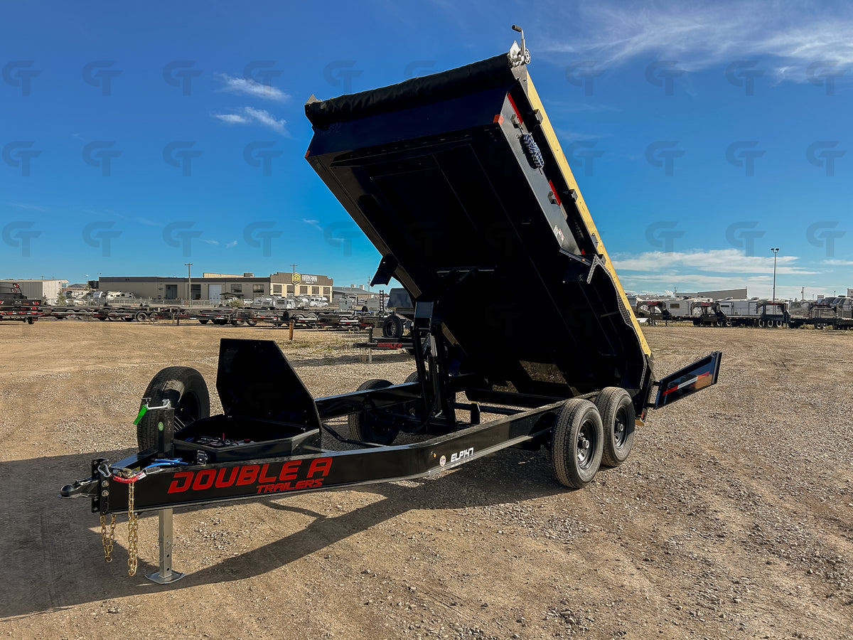 2027 Double A 7' x 14' Dump Trailer · Tandem 7K Axles