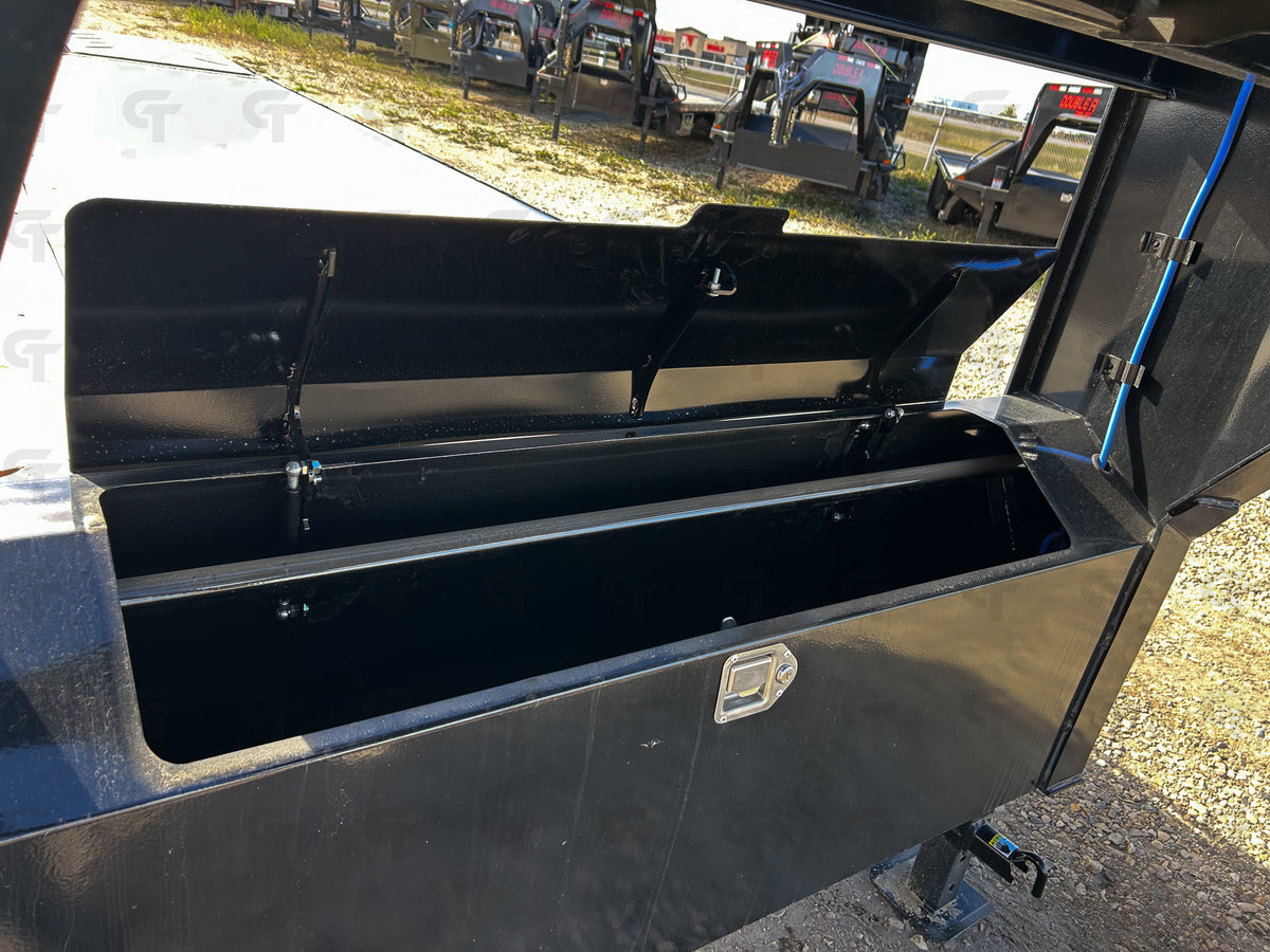 2027 Double A 26' Gooseneck Highboy/Deckover Trailer · Tandem 7K Axles