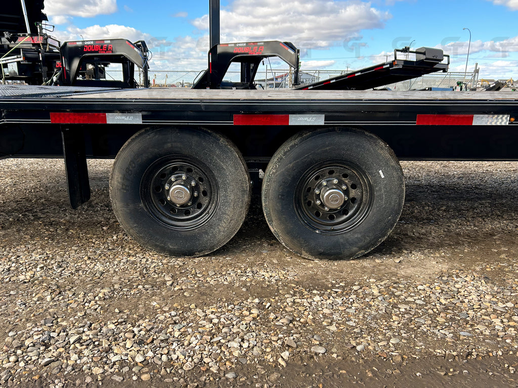 2027 Double A 26' Gooseneck Highboy/Deckover Trailer · Tandem 7K Axles