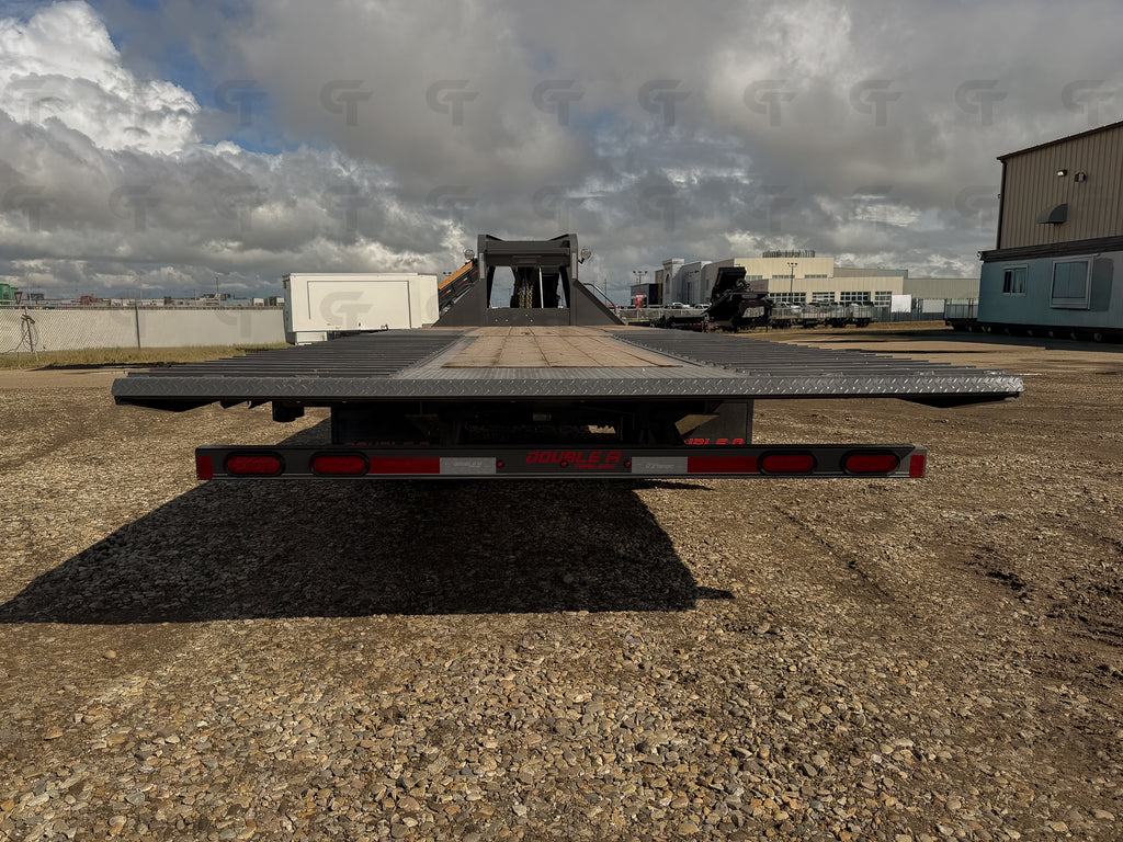 2027 Double A 28' Gooseneck Highboy/Deckover Beavertail Trailer · Tandem 12K