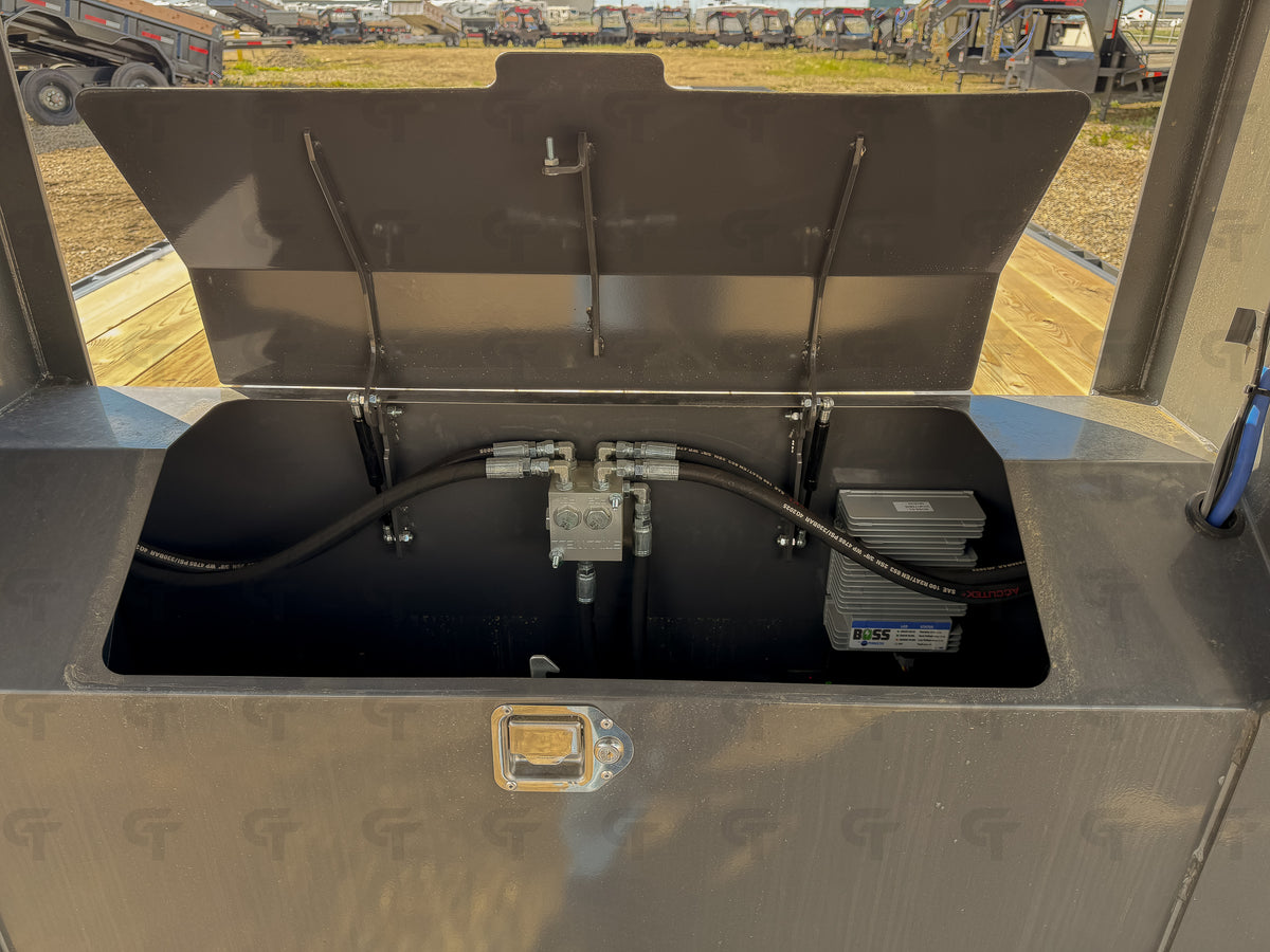 2027 Double A 28' Gooseneck Highboy/Deckover Beavertail Trailer · Tandem 12K