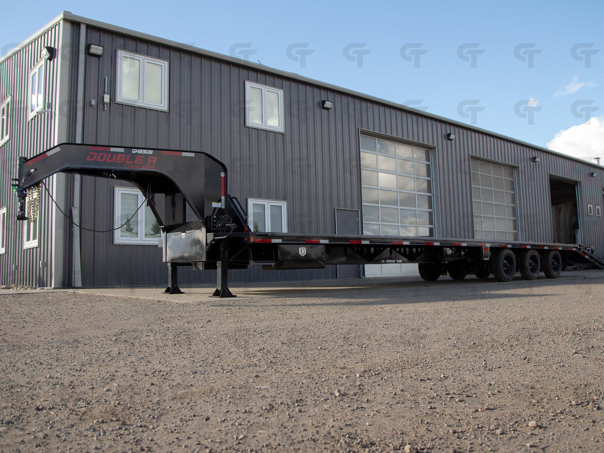 2027 Double A 40' Gooseneck Highboy/Deckover Trailer - 34500LBS GVW - 35174
