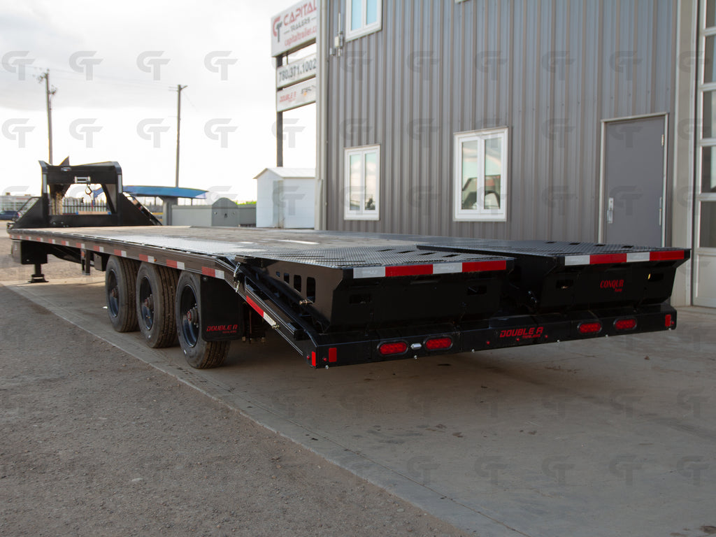 2027 Double A 40' Gooseneck Highboy/Deckover Trailer - 34500LBS GVW - 35174