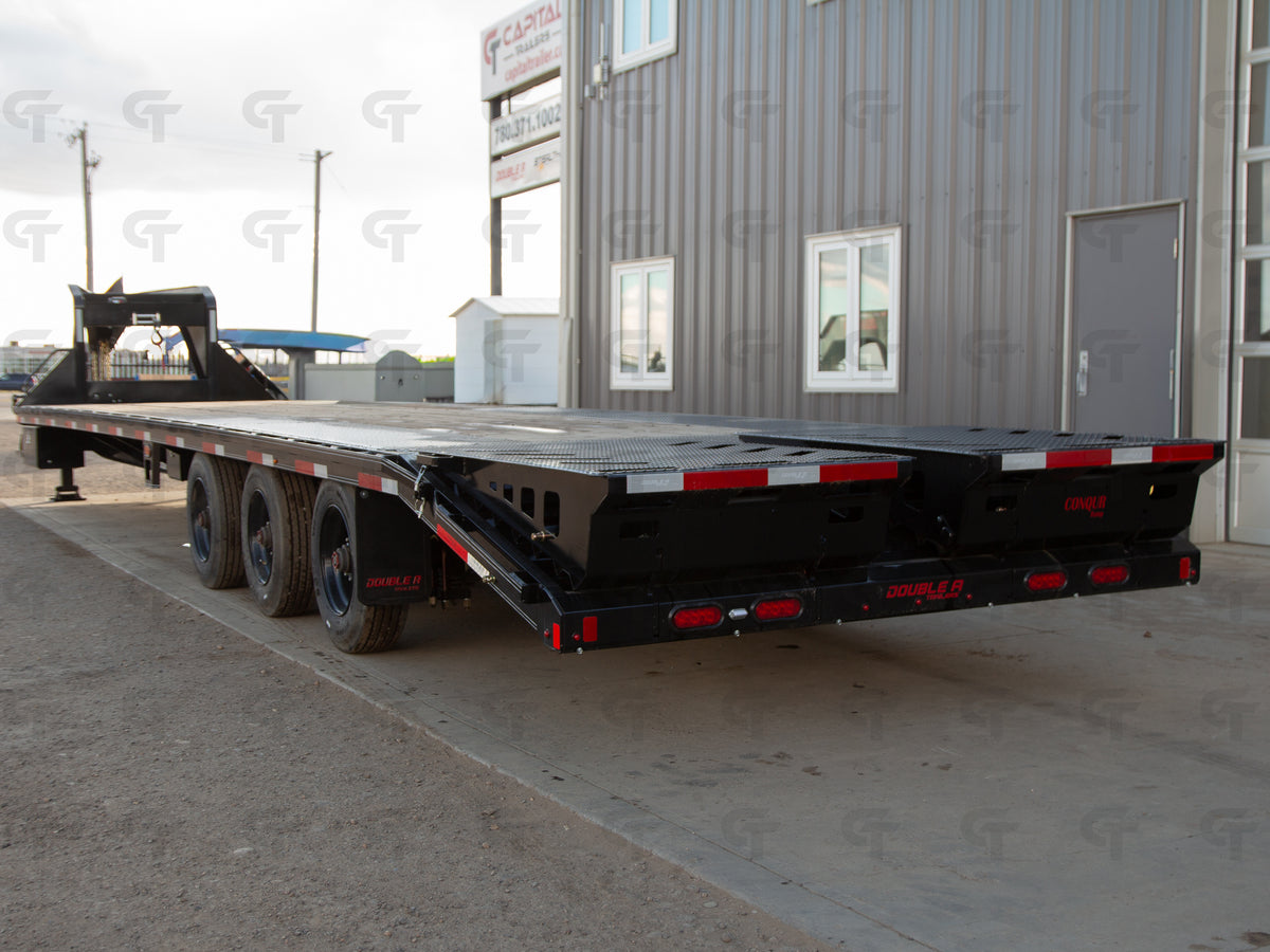 2027 Double A 40' Gooseneck Highboy/Deckover Trailer - 34500LBS GVW - 35174