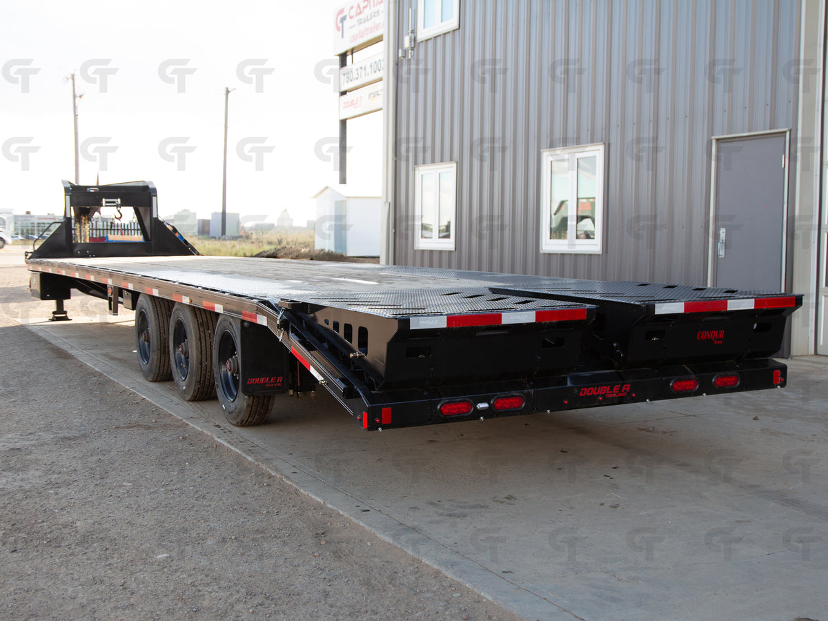 2027 Double A 40' Gooseneck Highboy/Deckover Trailer - 34500LBS GVW - 35174