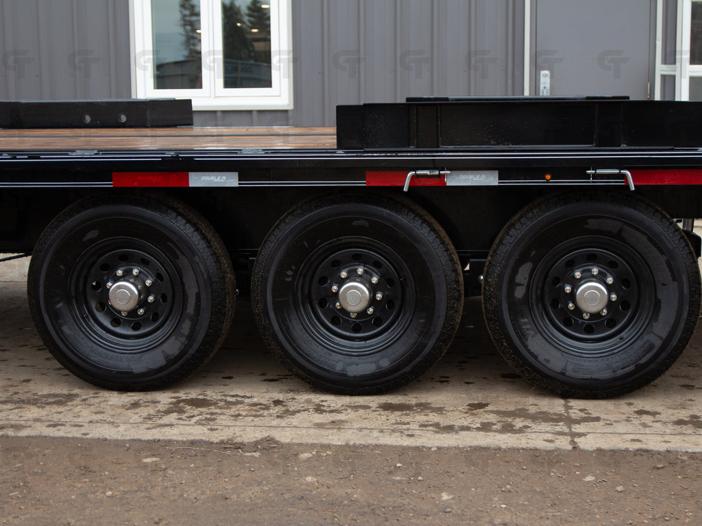 2026 Double A 30' Gooseneck Highboy/Deckover Full Tilt Trailer · Triple 7K Axles