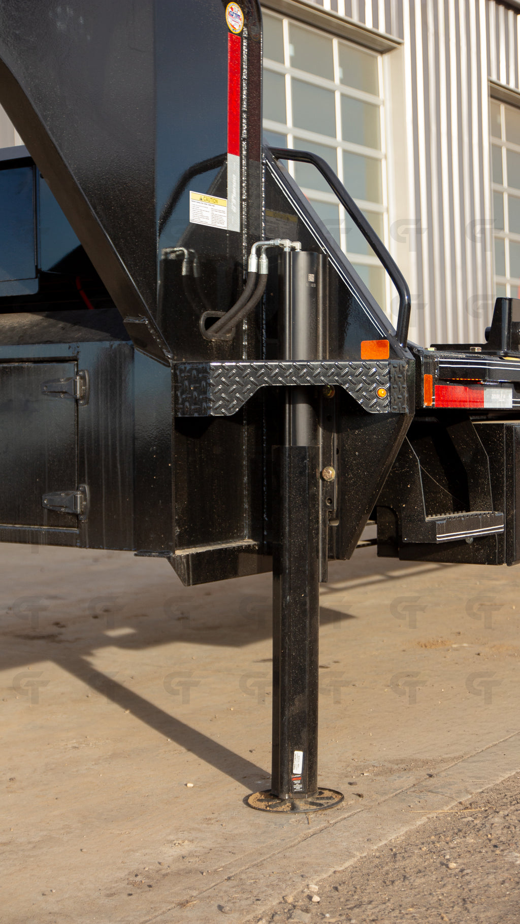 2027 Double A 36' Gooseneck Highboy/Deckover Trailer · Triple 7K Axles