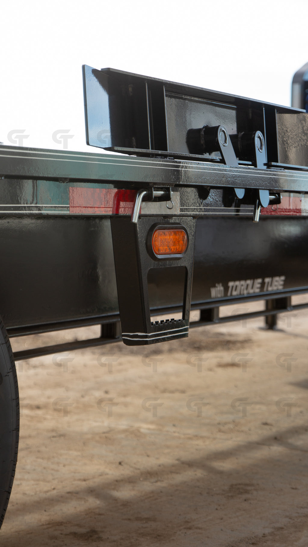2027 Double A 36' Gooseneck Highboy/Deckover Trailer · Triple 7K Axles