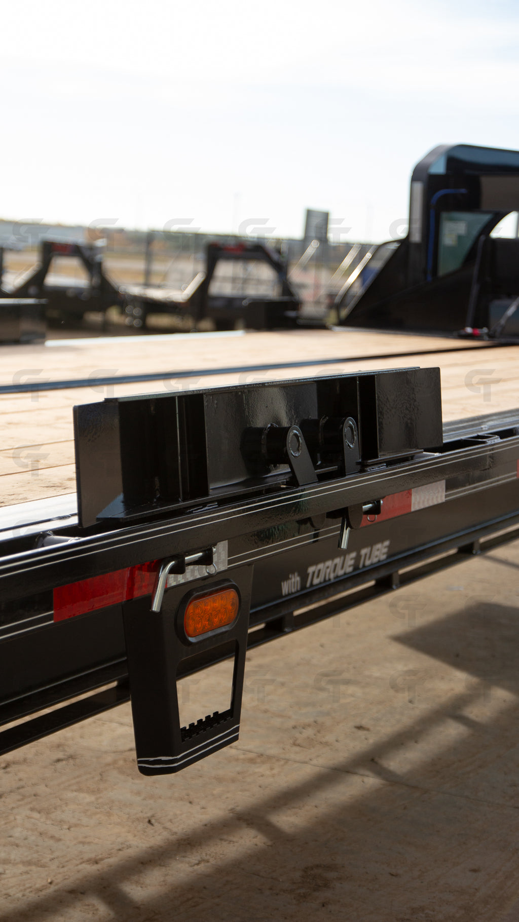 2027 Double A 36' Gooseneck Highboy/Deckover Trailer · Triple 7K Axles
