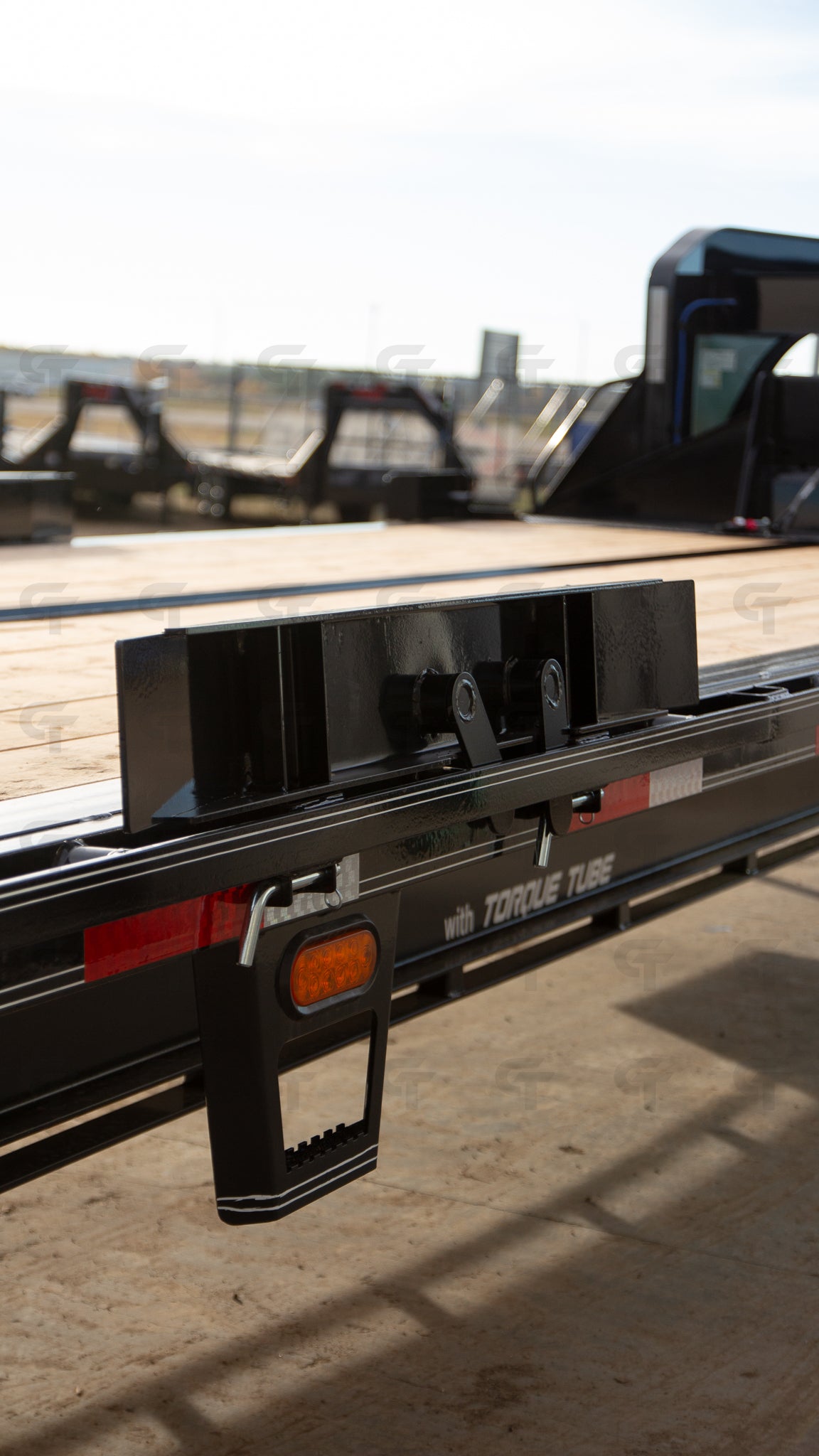 2027 Double A 36' Gooseneck Highboy/Deckover Trailer · Triple 7K Axles